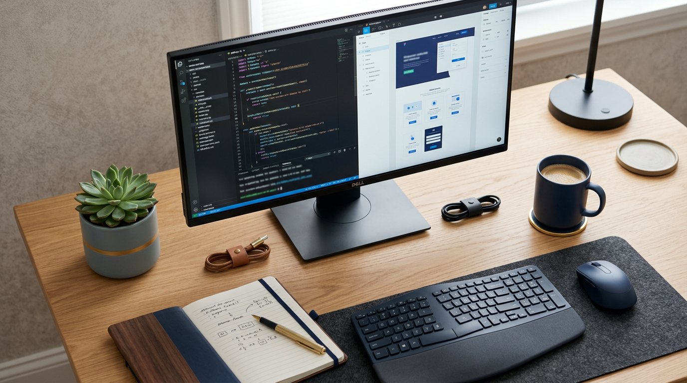 Moderne arbeidsplasser der vi designer nettsider